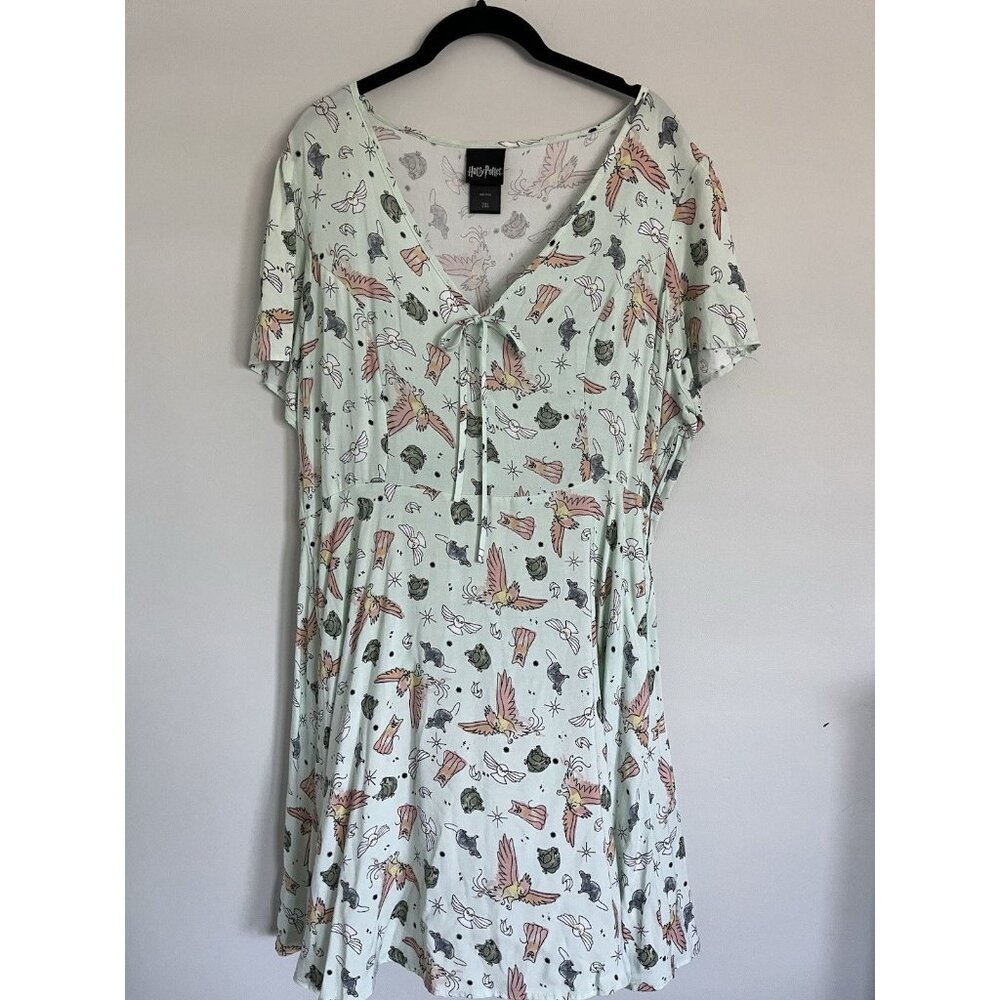 HARRY POTTER Sz 2XL Hot Topic Magical Pets Plus Size Dress